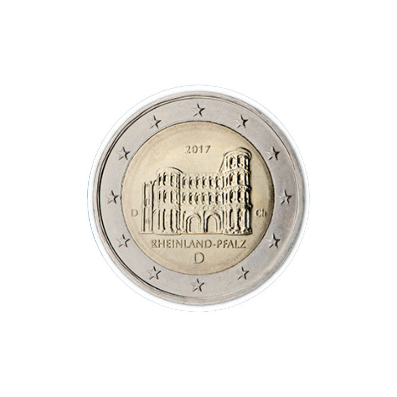 Allemagne 2017 - 2 euro commémorative Porte noir - Rouleau de 25 pièces