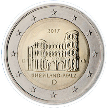 Allemagne 2017 - 2 euro commémorative Porte noir - Rouleau de 25 pièces