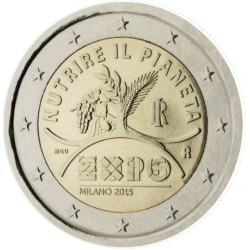 Italie 2015 - 2 euro commémorative Milan - Rouleau de 25 pièces