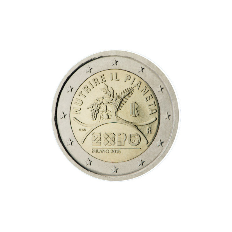 Italie 2015 - 2 euro commémorative Milan - Rouleau de 25 pièces