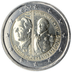 Luxembourg 2017 - 2 euro commémorative Guillaume III - Rouleau de 25 pièces
