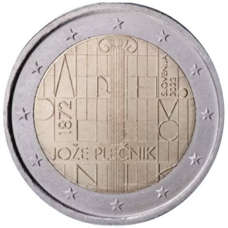 Slovénie 2022 - 2 euro commémorative  Ple-nik - Rouleau de 25 pièces