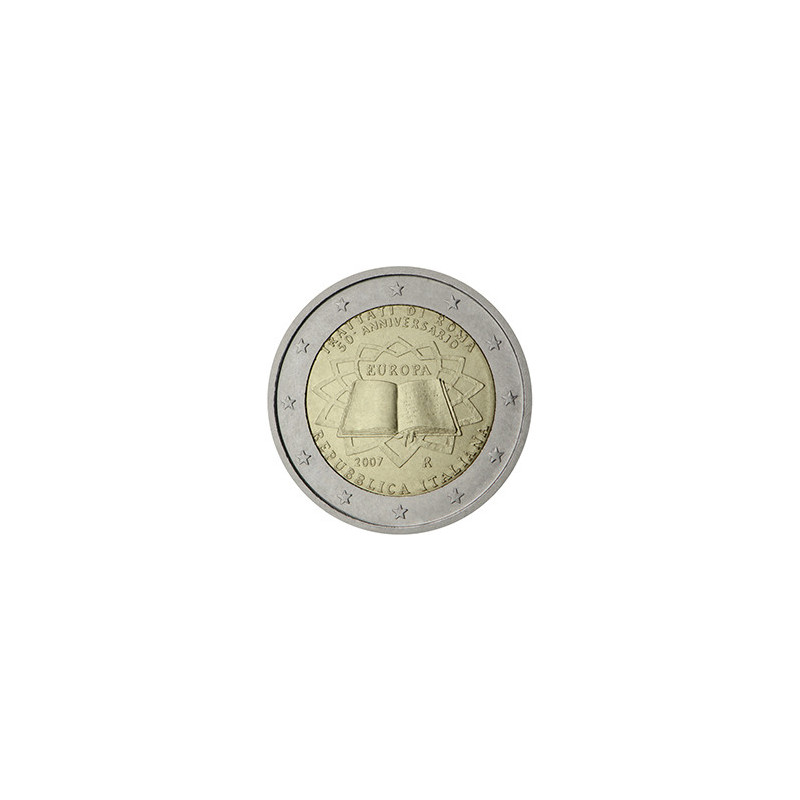 Italie 2007 Traité de Rome - 2 euro commémorative - Rouleau de 25 pièces