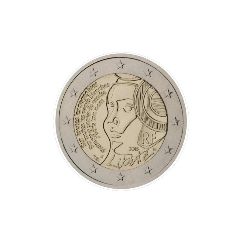 France 2015 - 2 euro commémorative République - Rouleau de 25 pièces