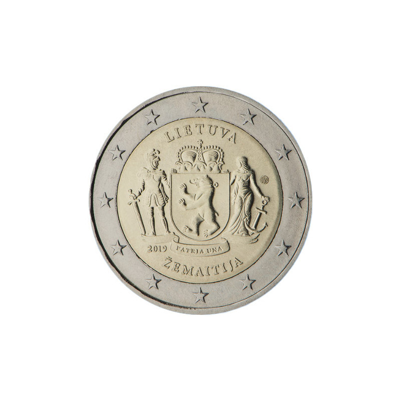 Lituanie 2019 - 2 euro commémorative Zemaitija - Rouleau de 25 pièces