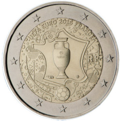 France 2016 - 2 euro commémorative UEFA - Rouleau de 25 pièces