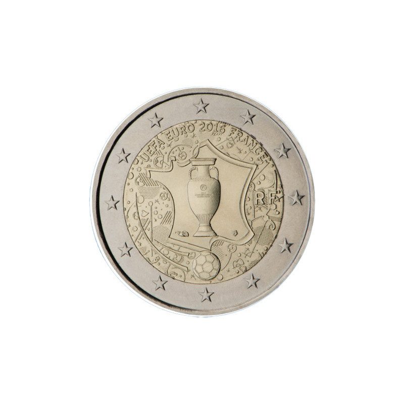 France 2016 - 2 euro commémorative UEFA - Rouleau de 25 pièces