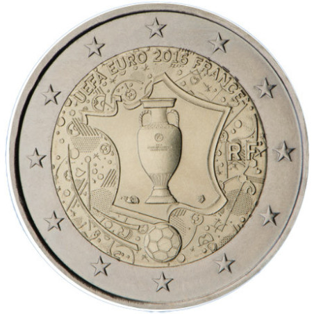 France 2016 - 2 euro commémorative UEFA - Rouleau de 25 pièces