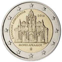 Grèce 2016 - 2 euro commémorative Monastère - Rouleau de 25 pièces
