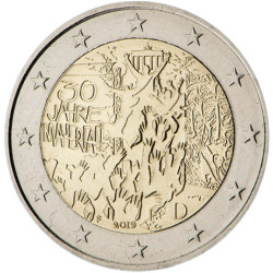 Allemagne 2019 - 2 euro commémorative Mur de Berlin - Rouleau de 25 pièces