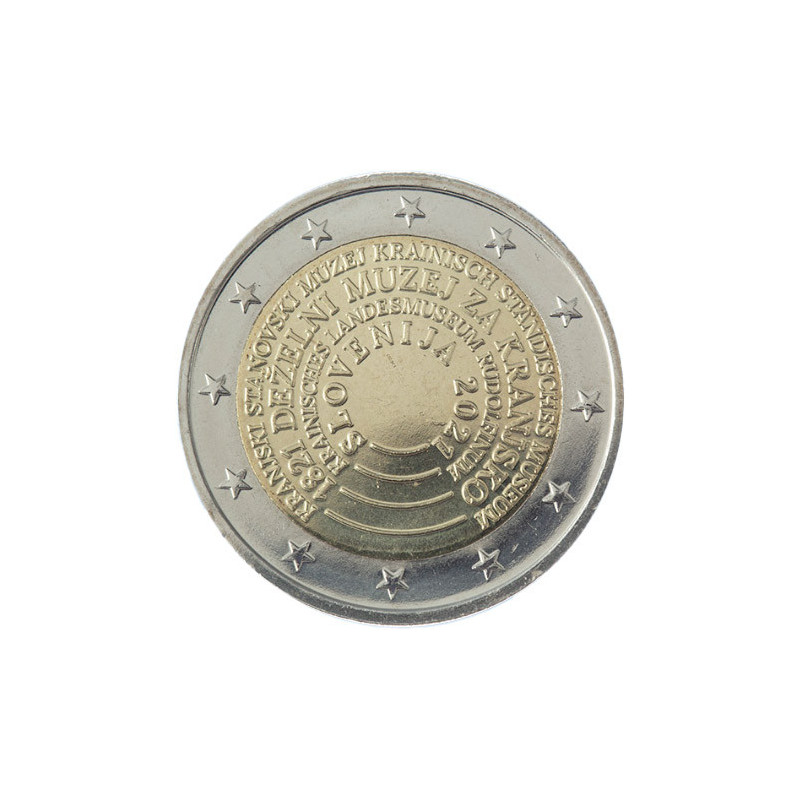 Slovénie 2021- 2 euro commémorative Musée - Rouleau de 25 pièces