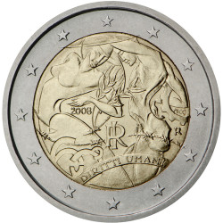 Italie 2008 - 2 euro commémorative - Rouleau de 25 pièces