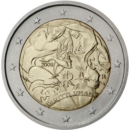 Italie 2008 - 2 euro commémorative - Rouleau de 25 pièces