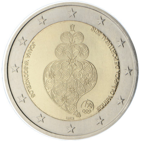 Portugal 2016 - 2 euro commémorative JO - Rouleau de 25 pièces