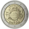 Pays-Bas 2012 - 2 euro commémorative 10 ans de l'euro - Rouleau de 25 pièces