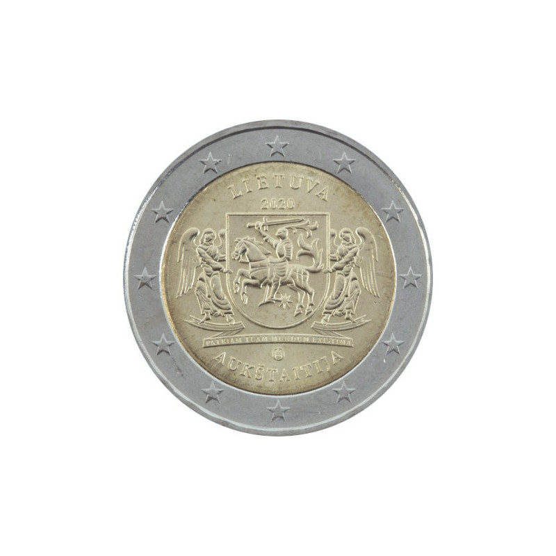 Lituanie 2020 - 2 euro commémorative Aukstaitija - Rouleau de 25 pièces