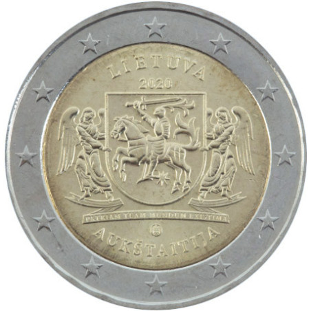 Lituanie 2020 - 2 euro commémorative Aukstaitija - Rouleau de 25 pièces
