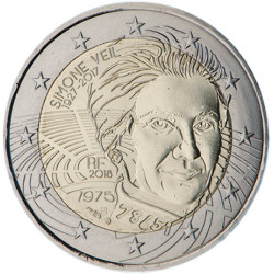 France 2018 - 2 euro commémorative Simone Veil - Rouleau de 25 pièces
