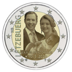 Luxembourg 2020 - 2 euro commémorative Naissance  photo - Rouleau de 25 pièces