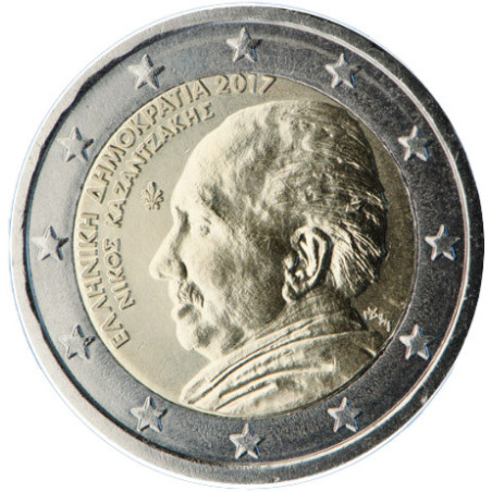 Grèce 2017 - 2 euro commémorative Nikos - Rouleau de 25 pièces