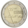 Slovénie 2016 - 2 euro commémorative indépendance - Rouleau de 25 pièces