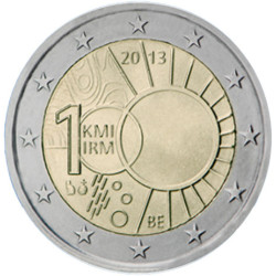 Belgique 2013 - 2 euro commémorative Centenaire IRM - Rouleau de 25 pièces