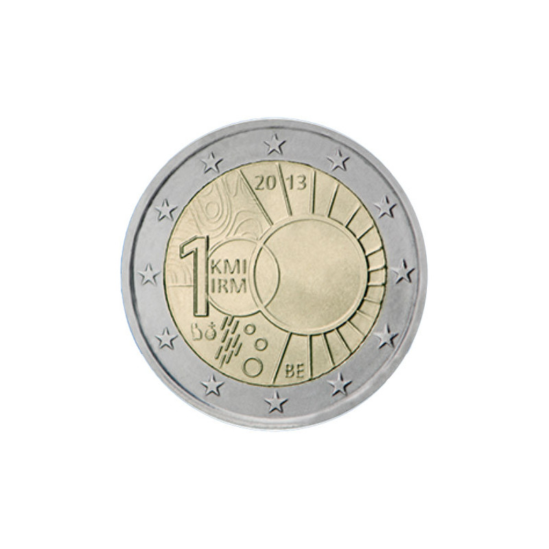 Belgique 2013 - 2 euro commémorative Centenaire IRM - Rouleau de 25 pièces