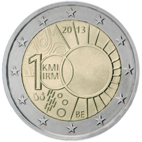 Belgique 2013 - 2 euro commémorative Centenaire IRM - Rouleau de 25 pièces