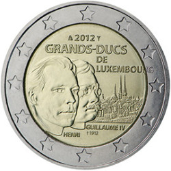 Luxembourg 2012 - 2 euro commémorative - Rouleau de 25 pièces