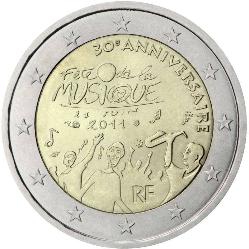 France 2011 - 2 euro commémorative - Rouleau de 25 pièces