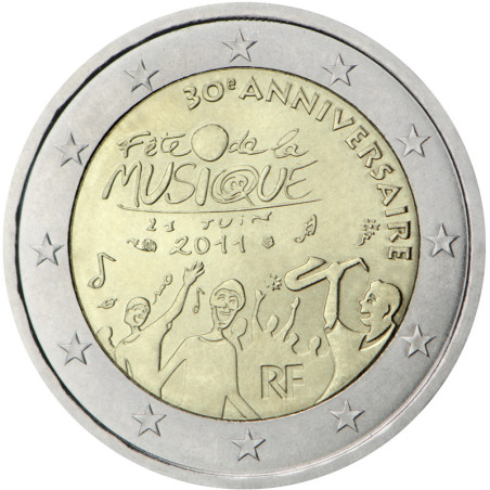 France 2011 - 2 euro commémorative - Rouleau de 25 pièces