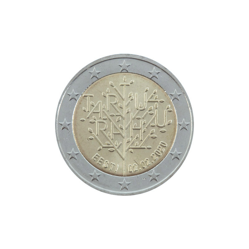 Estonie 2020 - 2 euro commémorative Tartu - Rouleau de 25 pièces