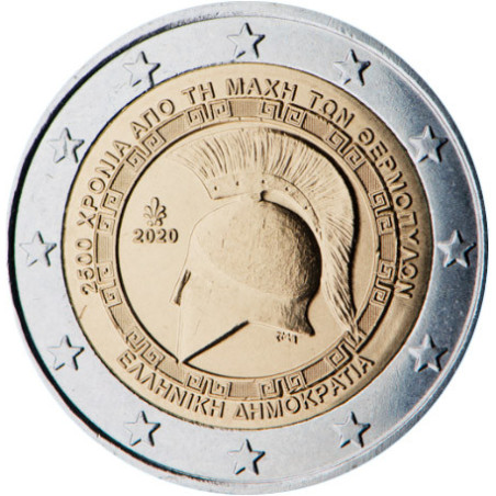 Grèce 2020 - 2 euro commémorative Termopyles - Rouleau de 25 pièces