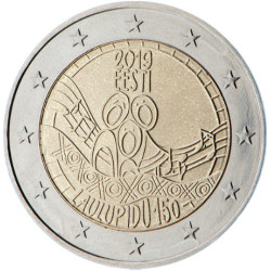 Estonie 2019 - 2 euro commémorative Festival - Rouleau de 25 pièces