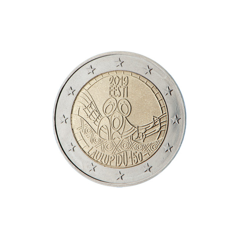 Estonie 2019 - 2 euro commémorative Festival - Rouleau de 25 pièces