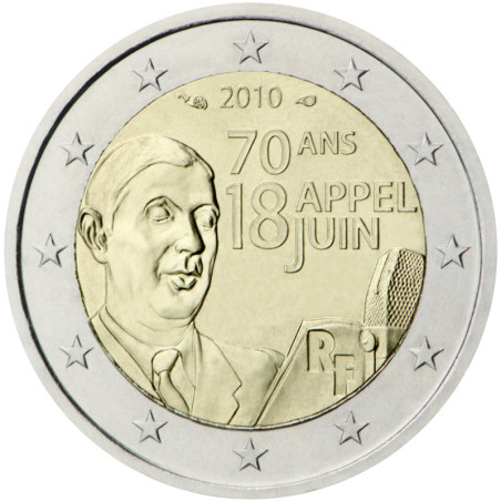 France 2010 - 2 euro commémorative - Rouleau de 25 pièces