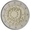 Pays-bas 2015 - 2 euro commémorative 30 ans du drapeau européen - Rouleau de 25 pièces
