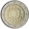 Italie 2015 - 2 euro commémorative 30 ans du drapeau européen - Rouleau de 25 pièces