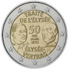 France 2013 - 2 euro commémorative Traité de l'Elysée - Rouleau de 25 pièces