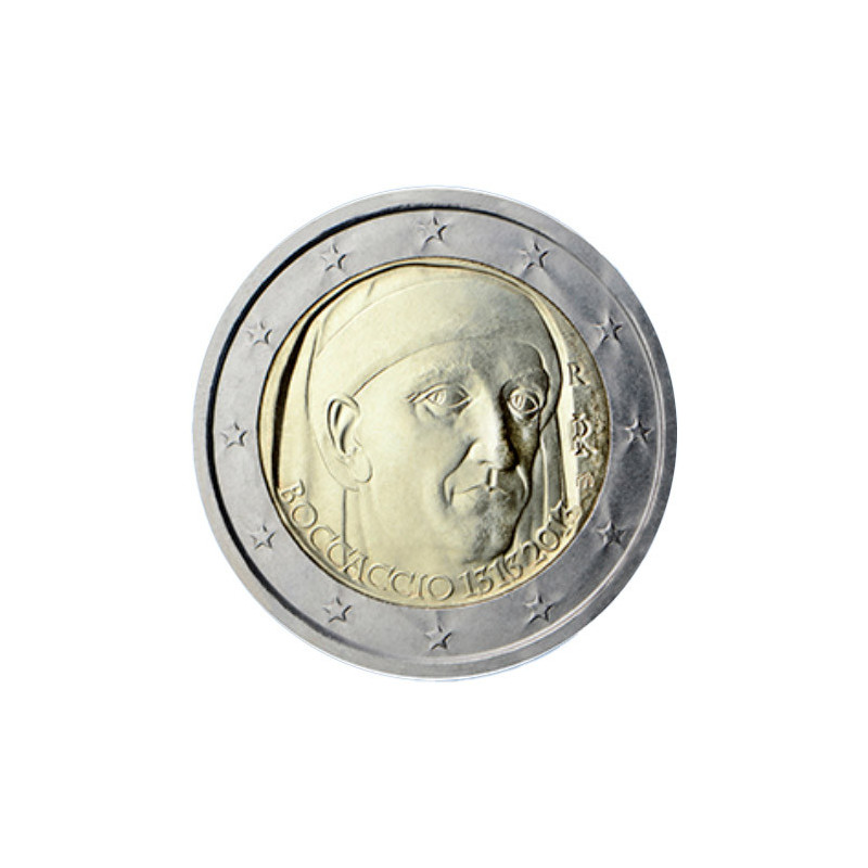 Italie 2013 - 2 euro commémorative Boccaccio - Rouleau de 25 pièces