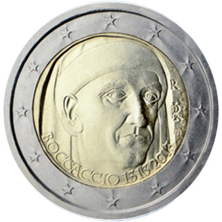 Italie 2013 - 2 euro commémorative Boccaccio - Rouleau de 25 pièces