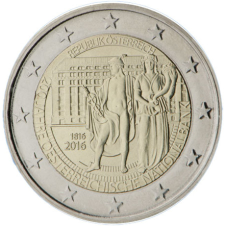 Autriche 2016 - 2 euro commémorative banque - Rouleau de 25 pièces