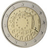 Irlande 2015 - 2 euro commémorative 30 ans du drapeau européen - Rouleau de 25 pièces