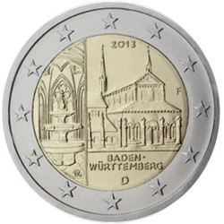 Allemagne 2013 - 2 euro commémorative Cloitre - Rouleau de 25 pièces
