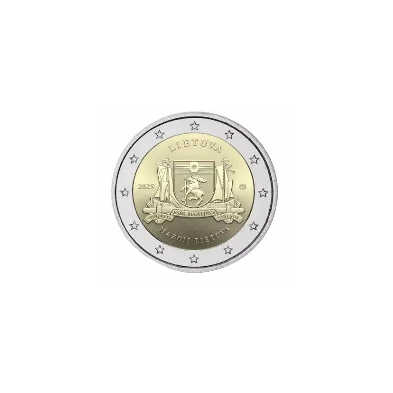 Lituanie 2025 - 2 euro commémorative -Région Ethnographique Ma?oji - Rouleau de 25 pièces
