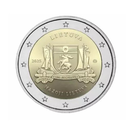 Lituanie 2025 - 2 euro commémorative -Région Ethnographique Ma?oji - Rouleau de 25 pièces