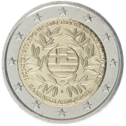 Grèce 2021 - 2 euro commémorative 200 ans - Rouleau de 25 pièces