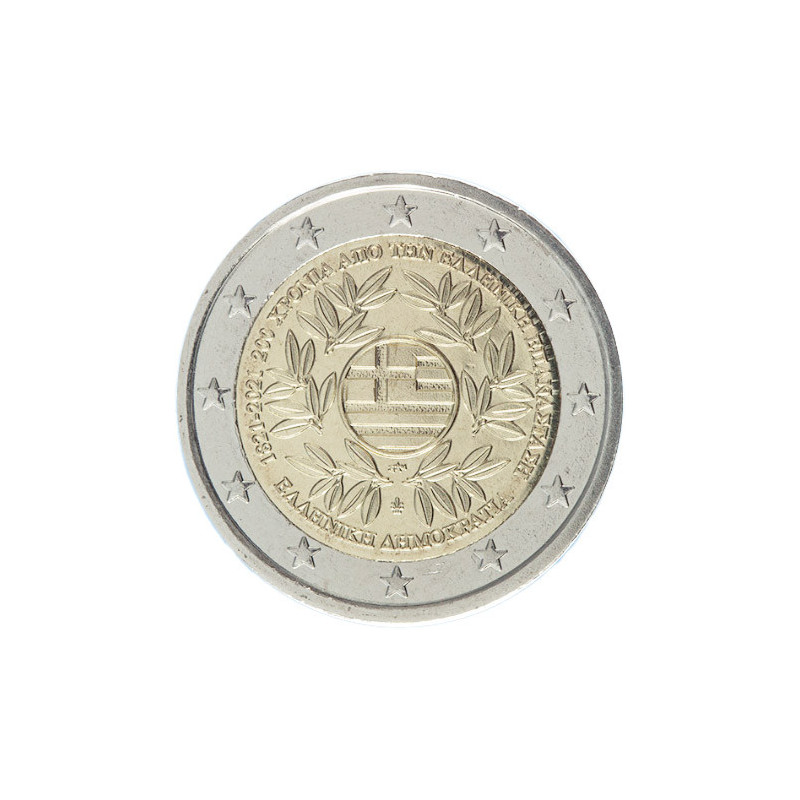 Grèce 2021 - 2 euro commémorative 200 ans - Rouleau de 25 pièces