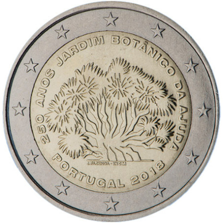 Portugal  2018 - 2 euro commémorative Jardin - Rouleau de 25 pièces