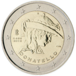 Italie 2016 - 2 euro commémorative Donatello - Rouleau de 25 pièces
